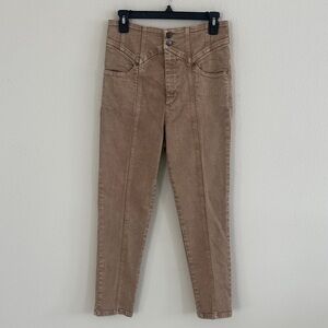 NOAM Bax Tan High Rise Skinny Pants